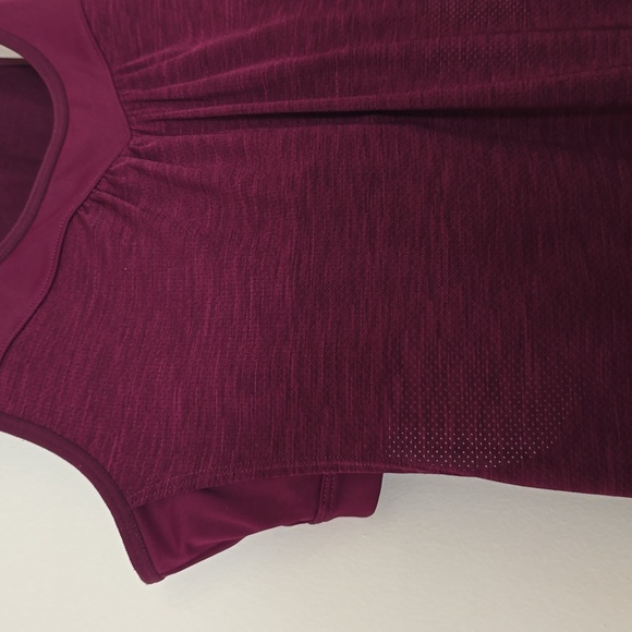 Athleta Marroon Tank Top with Built-in Bra- M - Picture 9 of 10